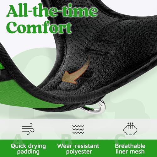 rabbitgoo Dog Harness Small Sized, No Pull 3 Buckles Easy On & Off - Image 6