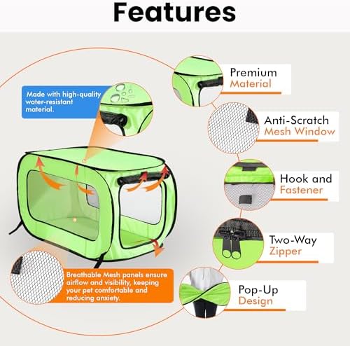 Portable Collapsible Pop Up Kennel - Image 4