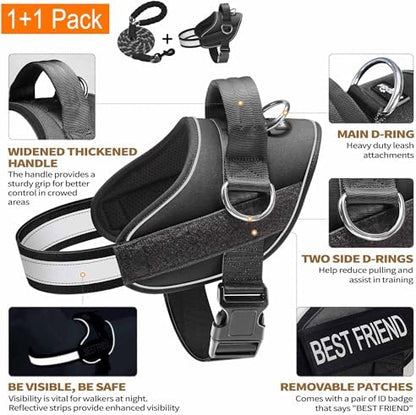 Haapaw Essential Dog Harness, No Pull Pet Vest - Image 2
