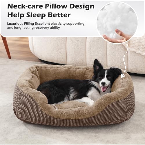 INVENHO Dog Bed Medium Size, Orthopedic Warming Soft Calming Sleeping Durable - Image 3