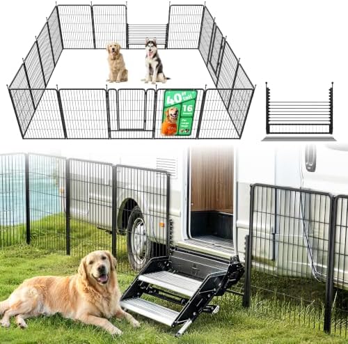 FXW Rollick Dog Playpen with RV Step Grid by FXW