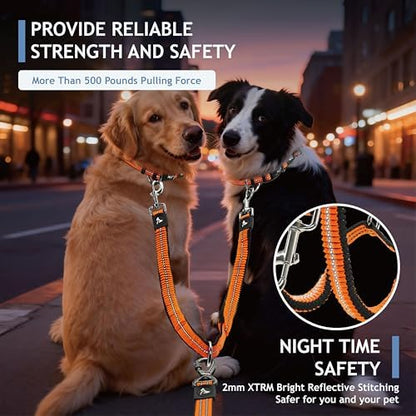 Kruz Double Dog Leash for Two Dogs Dual Leash Coupler - Image 6