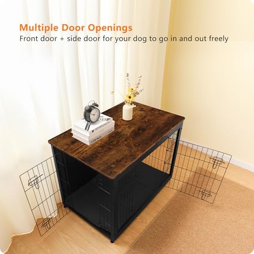 DWANTON 38.5" XL Dog Crate Furniture - Image 2