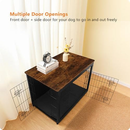 DWANTON 38.5" XL Dog Crate Furniture - Image 2
