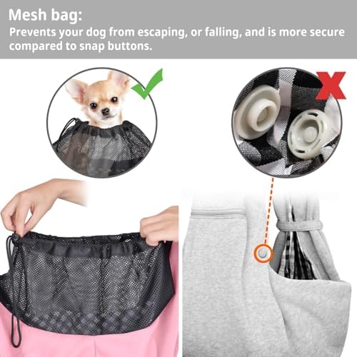 CUBY Adjustable Dog Cat Sling Carrier - Image 3