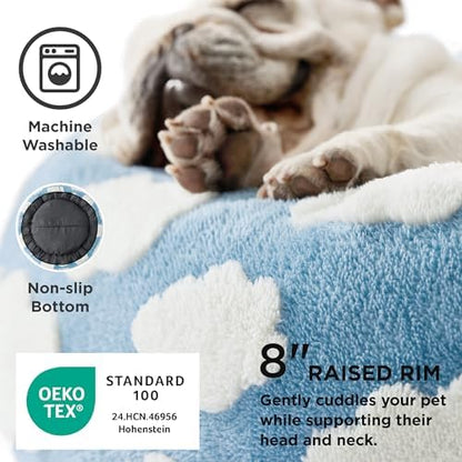 LE SURE Shown on TV Jacquard Donut Cute Small Dog Beds - Image 3