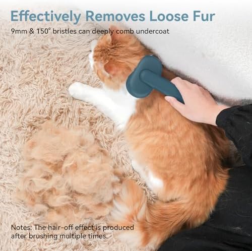 Aumuca Skin Friendly Self-Cleaning Slicker Brush - Image 6