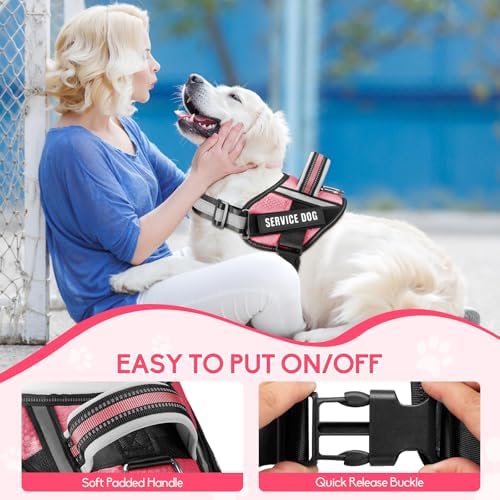 Service Dog Vest Harness and Leash Set, Animire in Training Dog Harness - Image 4
