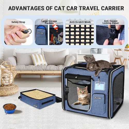 Petskd Combinable Large Cat Car Travel Carrier - Image 6