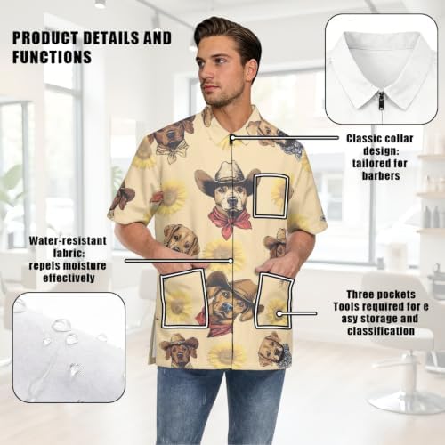 Funny Print Barber Jackets & Smocks - Image 7