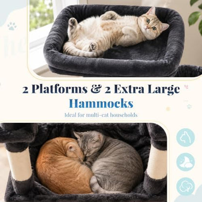 Hey-brother Cat Tree Tower, Extended Base - Image 4
