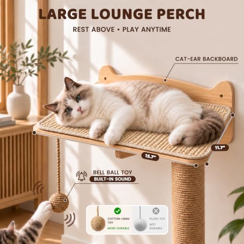Cat Wall Shelves Wall Mounted Cat Climbing Set - Image 3