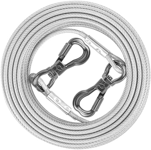 XiaZ Dog Tie Out Cable, Dog Leads by XiaZPet