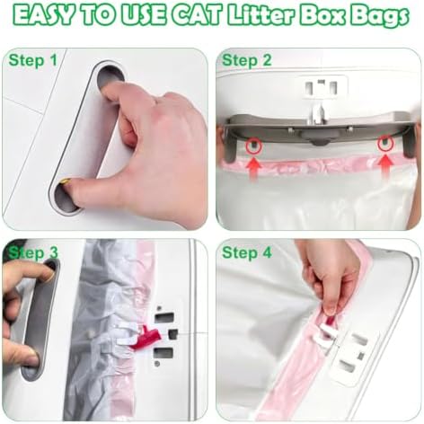 SZEE 30 Count 19.7"x19.7" Cat Litter Box Bags - Image 6