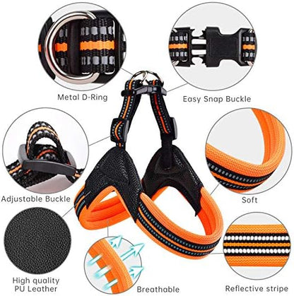 Dog Harness No Pull Ultra Soft Breathable Padded Pet Harness 2 Adjustable Botton - Image 2