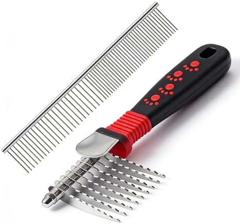 QUMY Dog Comb Kit-Dematting Rake Comb by QUMY