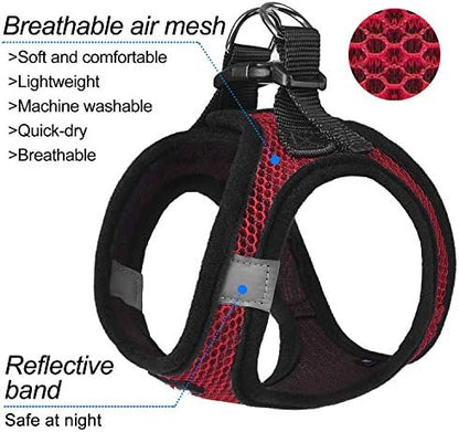 Dog Harness Step-in Breathable Puppy Cat Vest - Image 2