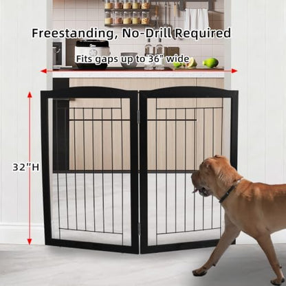 ZJSF Freestanding Foldable Dog Gate - Image 2
