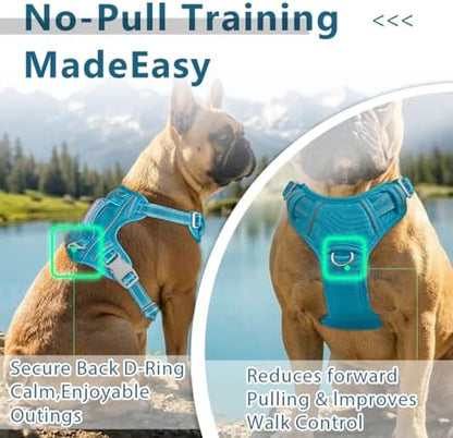 BARKBAY No Pull Dog Harness for Large Dogs, ID Tag Holder Dog Vest - Image 4