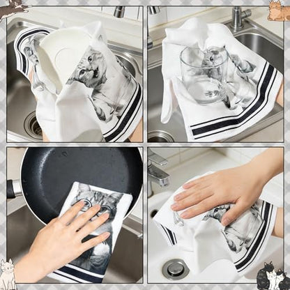 Cute Cats Hand Towel - Image 7
