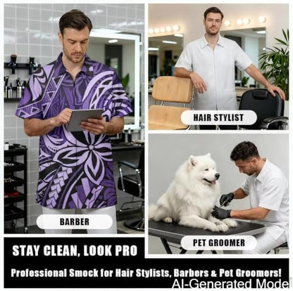 Professional Grooming Smock Unisex, Water Resistant Anti-Static - Image 4