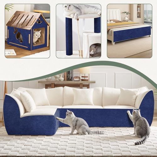 Cat Scratch Couch Protector, 78.7"x15.8" Self-Adhesive Furniture Protector - Image 2