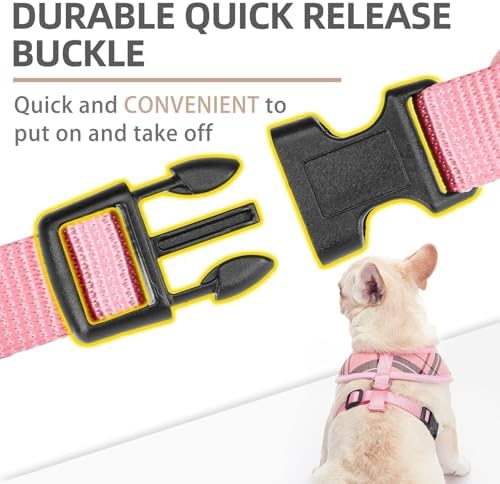 PUPTECK Small Dog Harness and Leash Set No Pull - Image 4
