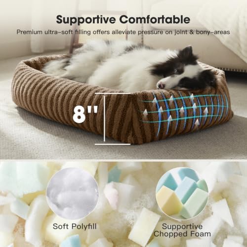 MIXJOY Dog Bed Medium Size Dog, Washable Medium Dogs Bed - Image 2