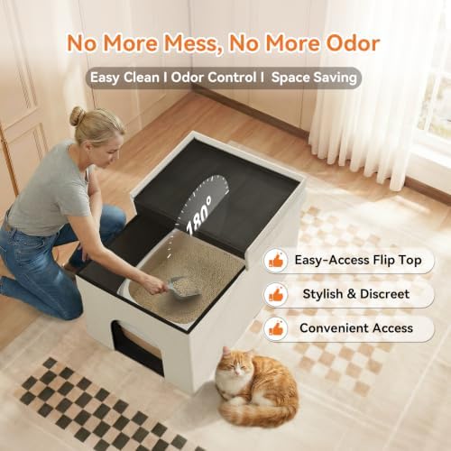 Cat Litter Box Enclosure Furniture - Image 4
