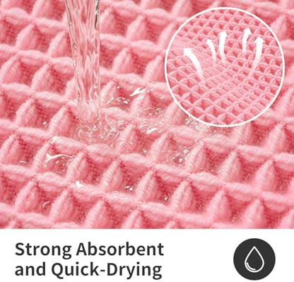 ILANGO Upgraded Waffle Bath Rug 24x54, Super Absorbent Non Slip Bath Mat - Image 6