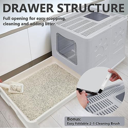 XL Foldable Cat Litter Box - Image 5