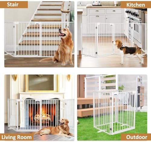 Metal Freestanding Dog Gates - Image 7