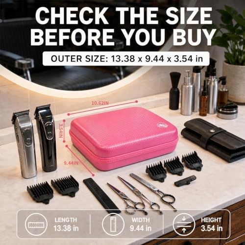 Boobowl Barber Accessories Bag for Clippers and Supplies, Hair Clipper Box - Image 6