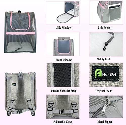 Pet Carrier Backpack, Ventilated and Breathable - Image 3