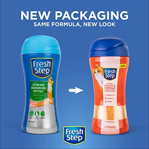 Fresh Step Cat Litter Crystals Deodorizer, Summer Breeze, 15 Oz - Image 6