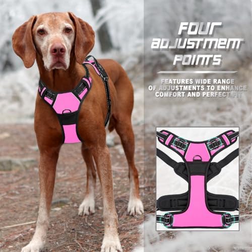 BARKBAY Dog Harness No Pull for Large Dogs Front Back Clips, Dog Vest - Image 6