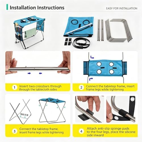 Foldable Pet Grooming Table, for Holding Anxious Cat During Baths - Image 6