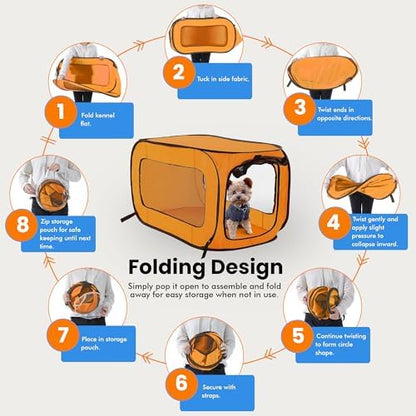 Portable Collapsible Pop Up Kennel - Image 5