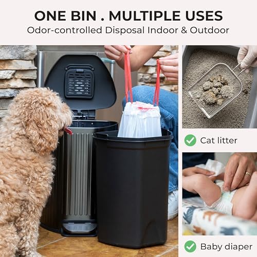 Dog Poop Trash Can Outside - Image 4