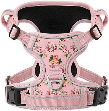 HEELE Dog Harness, No Pull Adjustable Padded Reflective Harness by HEELE
