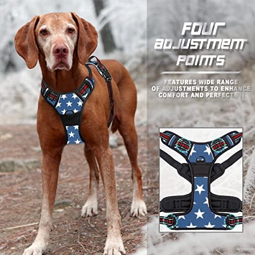 BARKBAY No Pull Dog Harness Front Clip Heavy Duty Reflective Easy Control Handle - Image 5