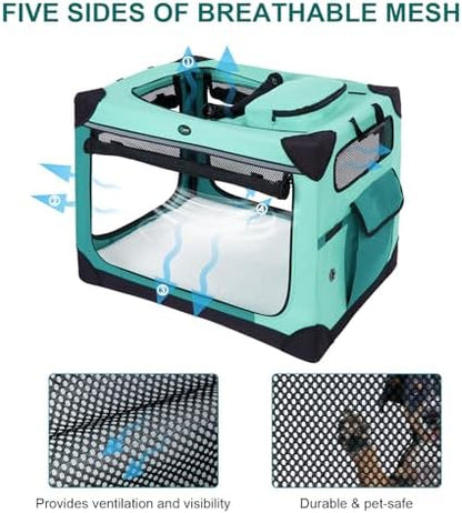 Ownpets Collapsible Travel Dog Crate - Image 3