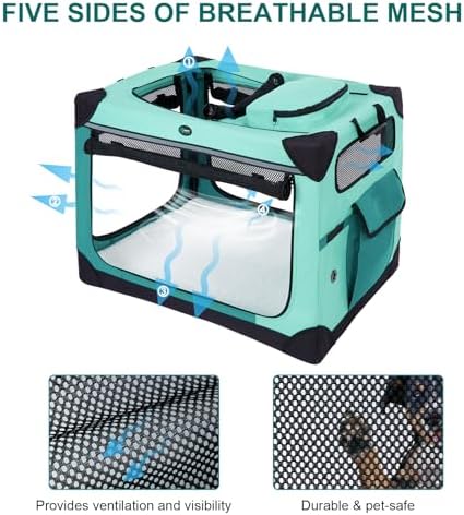 Ownpets Collapsible Travel Dog Crate - Image 5