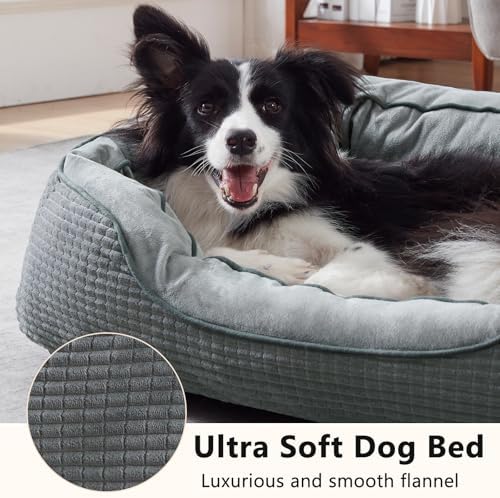 Dog Beds for Medium Small Dogs, Washable Pet Bed - Image 3