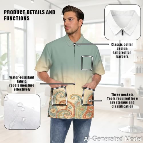 Professional Grooming Smock Unisex, Water Resistant Anti-Static - Image 5
