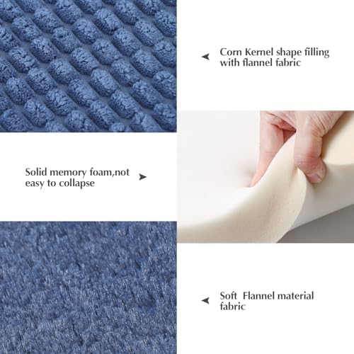 BVAGSS Reversible Dog Crate Pad, Memory Foam Pet Bed Mat, Soft Warm Machine - Image 2