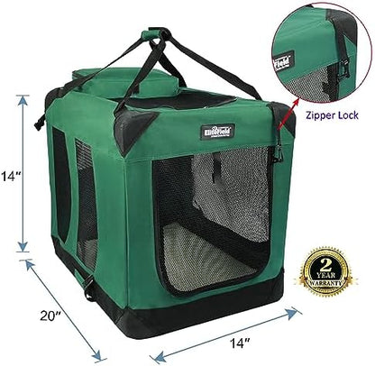 EliteField 3-Door Soft Dog Crate - Image 2