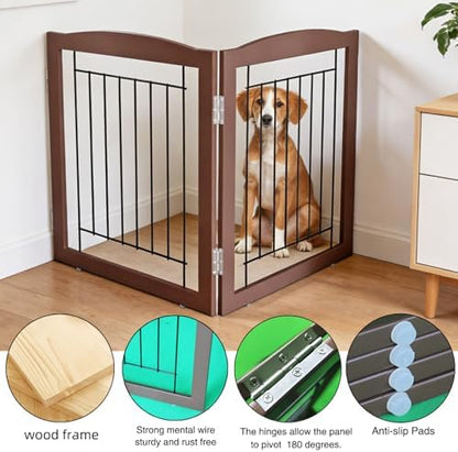 ZJSF Freestanding Foldable Dog Gate - Image 5