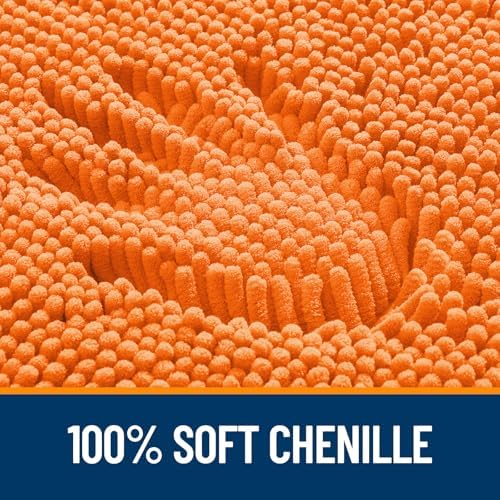 OLANLY Bathroom Runner Rugs 47x20, Extra Soft Absorbent Chenille Bath Rugs - Image 3