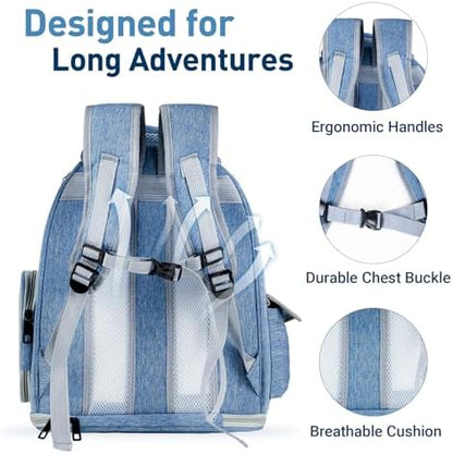 Cat Backpack Carrier Clear Bubble Window - Image 4